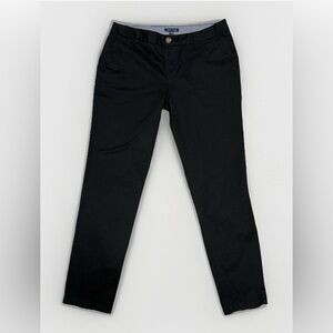 Tommy Hilfiger black stretch slim ankle chino pants